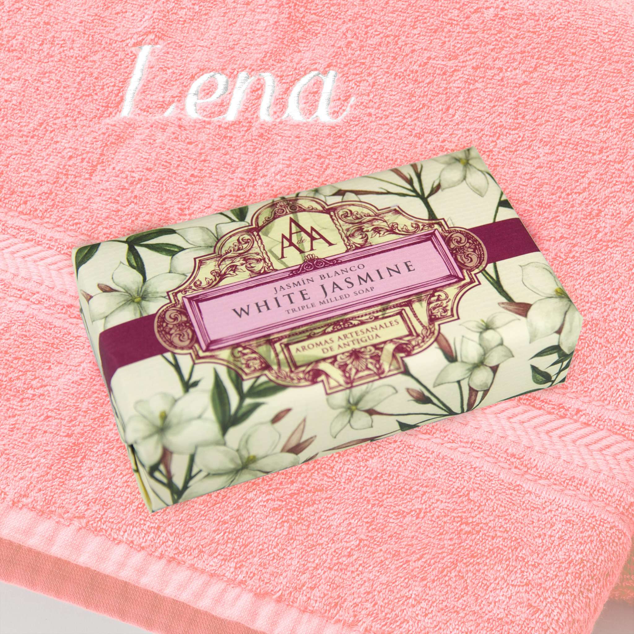 Rosa Doftset med Vit Jasmin