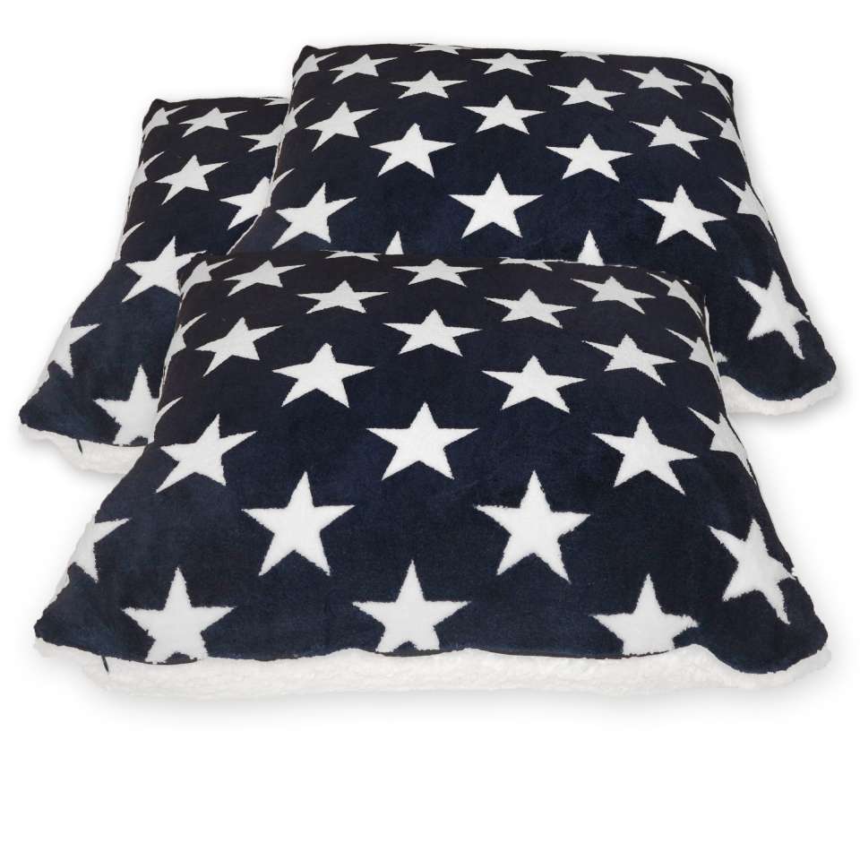 Sherpakuddfodral med stjärnor 3-pack